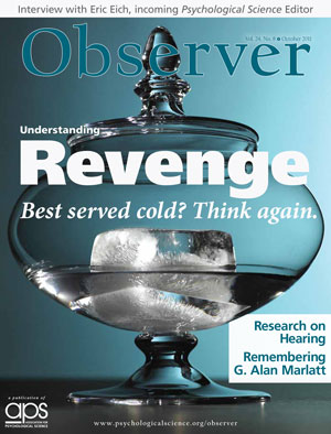 This is a photo of the cover of the October 2011 Observer.