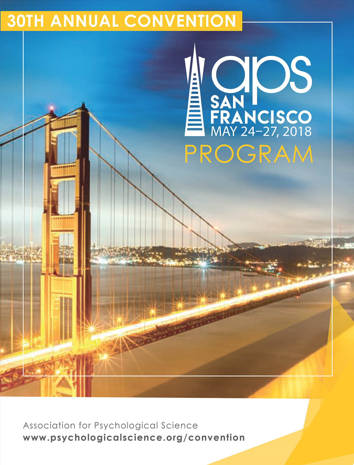Cover of APS 2018 Convention Program