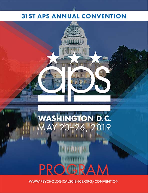 2019 APS Convention Program Cover Image - Washington DC with APS logo