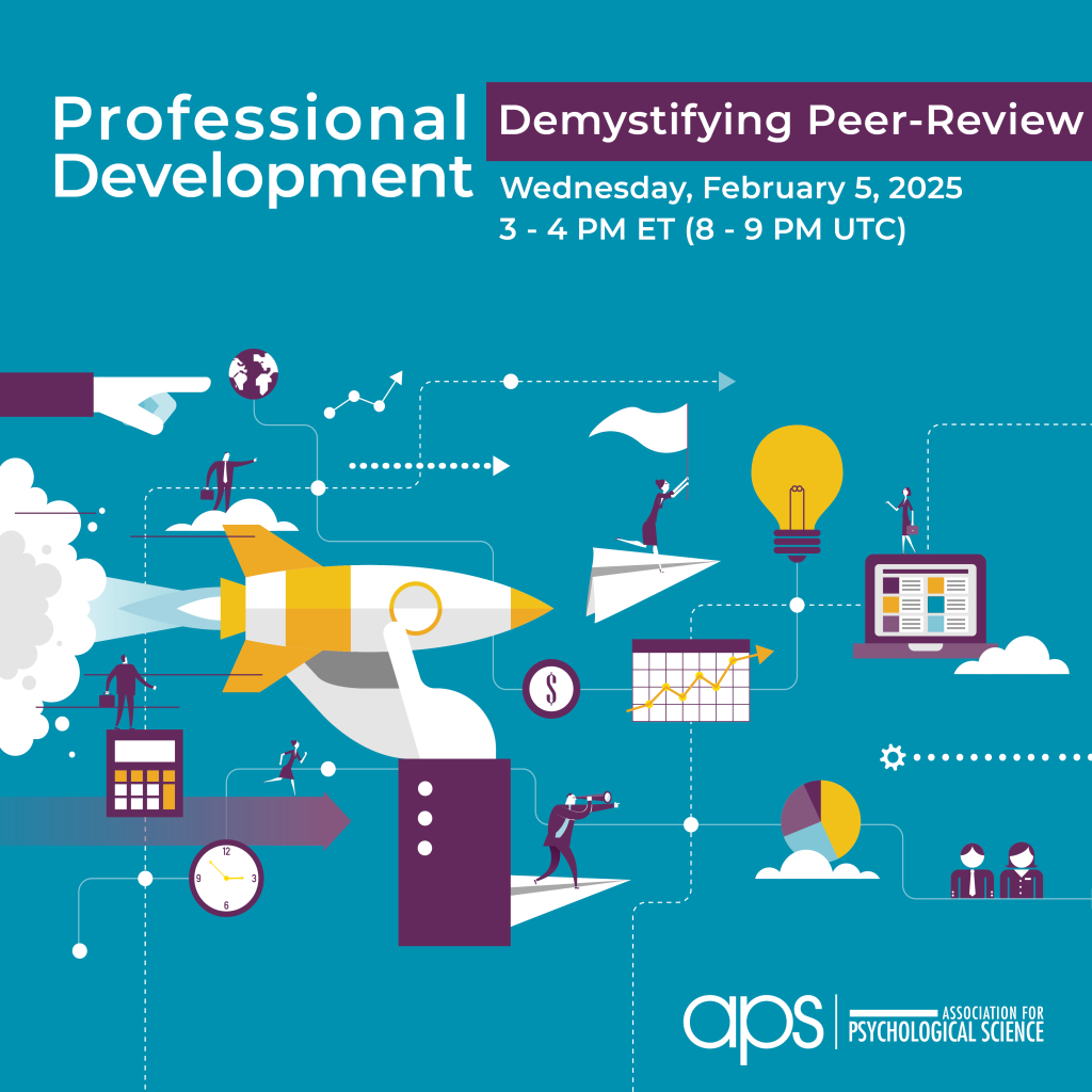 Upcoming Professional Development Webinar: Demystifying Peer Review.
Wednesday, February 5, 2025 at 3 p.m. EST (8-9 UTC). Click here to register.